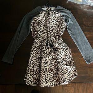 Cheetah print dress